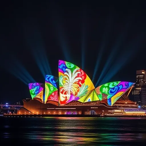 The Vivid Sydney Festival in Australia, held in June. 