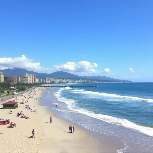 Puerto Vallarta which is located on the Pacific coast of Mexico, combines beaches with an old-town vibe.